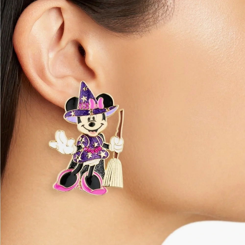 BaubleBar Disney Minnie Mouse Witch earrings NWT